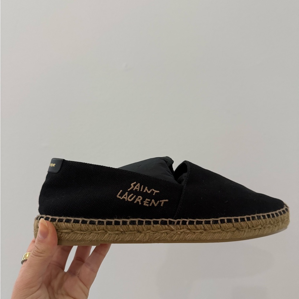 Saint Laurent Black Espadrilles